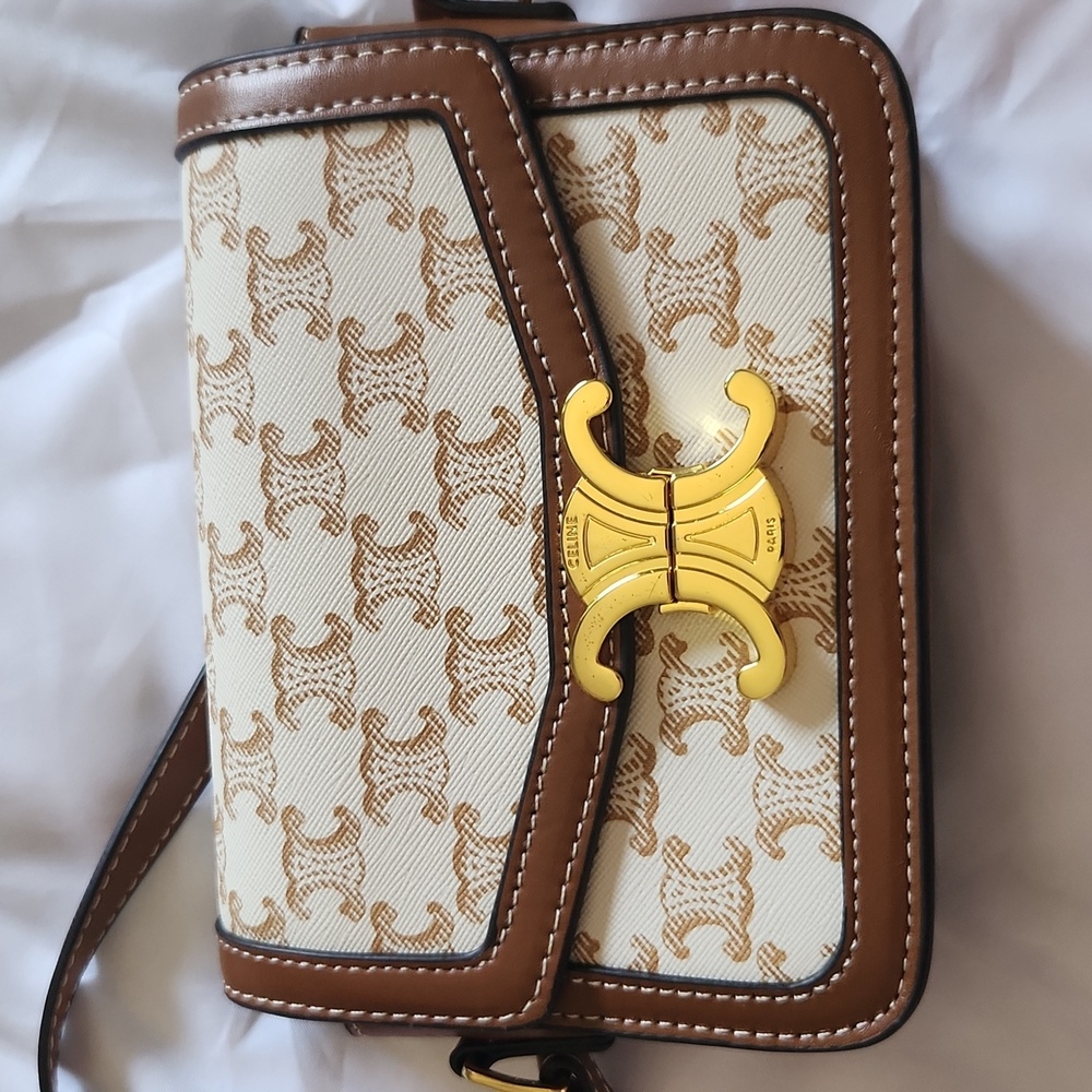 Brown Leather Crossbody Bag